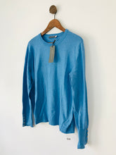 Load image into Gallery viewer, Mint Velvet Women’s Glitter Button Cuff Jumper NWT | XL UK16 | Blue