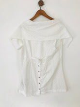 Load image into Gallery viewer, Mint Velvet Women's Draped Button-Up Shirt | UK16 | White