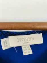 Load image into Gallery viewer, Hobbs Women’s Pleated Long Sleeve Dress | UK10 | Blue