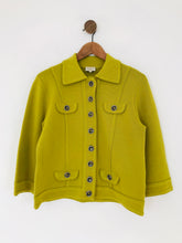 Load image into Gallery viewer, Karen Millen Women's Button Up Collared Cardigan | UK14 3 | Green