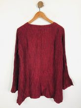 Load image into Gallery viewer, Grizas Women's Linen Silk Blouse | M UK10-12 | Red