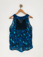 Load image into Gallery viewer, DKNY Jeans Women's Sleeveless Halter Neck Blouse | US8 UK12 | Blue