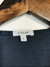 Load image into Gallery viewer, Jigsaw Women's Cowl Neck Wrap Tank Top | S UK8 | Blue