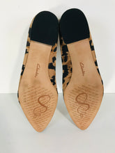 Load image into Gallery viewer, Clarks Women's Leopard Print Flats Shoes | UK6 | Brown