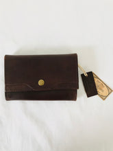 Load image into Gallery viewer, Fat Face Women’s Leather Wallet Purse NWT | Small | Brown