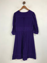 Load image into Gallery viewer, Monsoon Women's Pleated A-Line Dress | UK16 | Purple