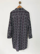 Load image into Gallery viewer, Cos Women's Cotton Long Sleeve Tie Neck Shift Dress | UK12 | Multicolour