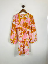 Load image into Gallery viewer, Queen B London Women's Floral Ruffle Mini Dress | UK10 | Multicoloured