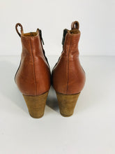 Load image into Gallery viewer, Madewell Women's Leather Heeled Ankle Boots | US8 UK6 | Brown
