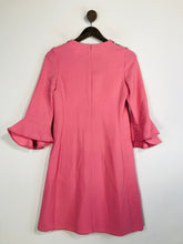 Load image into Gallery viewer, Peter Pilotto Women's Wool Embroidered Sheath Dress | UK8 | Pink