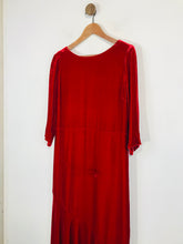 Load image into Gallery viewer, Boden Women's Long Sleeve Maxi Dress | UK14 | Red