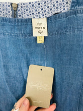 Load image into Gallery viewer, Anthropologie Women’s Seen Worn Kept Denim Maxi Dress NWT | UK12 | Blue