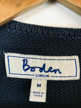 Load image into Gallery viewer, Boden Women's Striped Knit Jumper | M UK10-12 | Blue