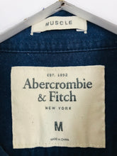 Load image into Gallery viewer, Abercrombie & Fitch Men’s Long Sleeve Shirt | M | Navy Blue