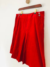 Load image into Gallery viewer, Laura Ashley Women's Corduroy A-Line Skirt | UK14 | Red