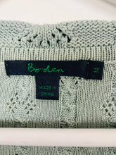 Load image into Gallery viewer, Boden Women’s Silk Knit Collared Cardigan Top | UK14 | Blue