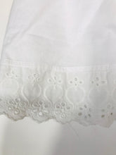Load image into Gallery viewer, The White Company Kid's Lace Ruffle Blouse | 0-3 months | White