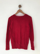 Load image into Gallery viewer, Zara Women’s V-Neck Knit Jumper | L UK14 | Red