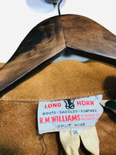 Load image into Gallery viewer, R.M Williams Women's Leather Suede Overcoat Coat | EU36 | Brown
