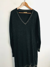 Load image into Gallery viewer, Biba Women's Knit Sparkly Sheath Dress | L UK14 | Black