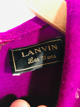 Load image into Gallery viewer, Lanvin Women's Ruffle A-Line Dress | EU36 UK8 | Purple