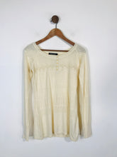 Load image into Gallery viewer, Peruvian Connection Women's Cotton Boho Jumper NWT | S UK8 | White