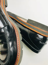 Load image into Gallery viewer, Stuart Weitzman Russell & Bromley Women's Leather Loafer Shoes | US9 UK7 | Black