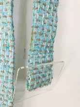 Load image into Gallery viewer, Jean Muir Women's Tweed Overcoat | UK12 | Blue