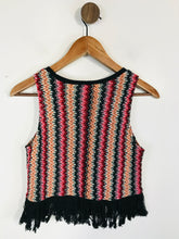 Load image into Gallery viewer, Zara Women's Striped Crop Tank Top | S UK8 | Multicoloured