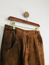 Load image into Gallery viewer, Escale 43 Women's Leather Vintage Casual Trousers | EU40 UK12 | Brown