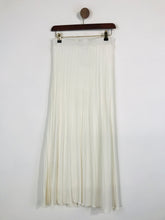 Load image into Gallery viewer, Zara Women's Ribbed Maxi Skirt | M UK10-12 | White