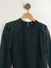 Load image into Gallery viewer, Mango Women's Long Sleeve Bodycon Dress | M UK10-12 | Black