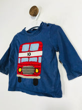 Load image into Gallery viewer, Baby Boden Kid's Long Sleeve T-Shirt | 6-12 Months | Blue
