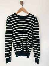 Load image into Gallery viewer, Autograph Women's Cashmere Striped Jumper | UK8 | Black