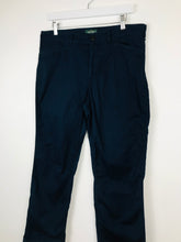 Load image into Gallery viewer, Ralph Lauren Womens Straight Leg Trousers | UK12 | Blue