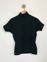 Load image into Gallery viewer, Brooks Brothers Women's Merino Short Sleeve Jumper | M UK10-12 | Black