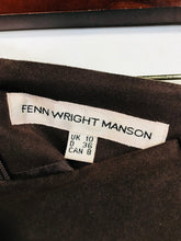 Load image into Gallery viewer, Fenn Wright Manson Women's Faux Suede Pencil Skirt | UK10 | Brown