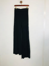 Load image into Gallery viewer, Zara Women's Wide Leg Mesh Casual Trousers | S UK8 | Black