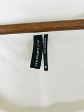 Load image into Gallery viewer, Stella Carakasi Women's Linen Sleeveless Midi A-Line Dress | M UK12 | White