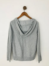 Load image into Gallery viewer, Victoria’s Secret Women’s Wide Neck Hoodie Jumper | S | Grey