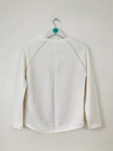 Load image into Gallery viewer, Ted Baker Women’s Animal Print Sweatshirt NWT | 1 UK8 | White and Pink