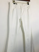 Load image into Gallery viewer, 7 For All Mankind Women's Flare Slim Jeans | 30 UK12 | White