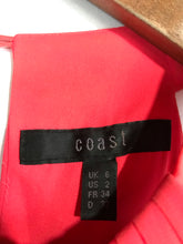 Load image into Gallery viewer, Coast Women's Pleated A-Line Dress | UK6 | Pink