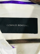 Load image into Gallery viewer, Ozwald Boateng Men's Cotton Smart Button-Up Shirt | 42 | White