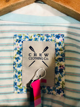 Load image into Gallery viewer, Crew Clothing Women's Striped Button-Up Shirt | UK14 | Blue