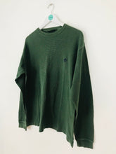 Load image into Gallery viewer, Timberland Weather-Gear Men’s Long Sleeve Waffle T-Shirt | M | Green