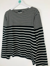 Load image into Gallery viewer, Agnes B Homme Mens Stripe Jumper | Size 2 L | Black White