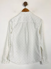 Load image into Gallery viewer, Jack Wills Women's Cotton Polka Dot Button-Up Shirt | UK12 | White