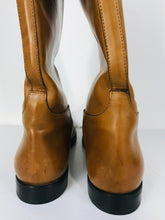 Load image into Gallery viewer, Church’s Women's Leather Knee High Boots | EU39 UK6 | Brown