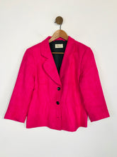 Load image into Gallery viewer, Precis Women's Wool Knit Blazer Jacket | UK14 | Pink